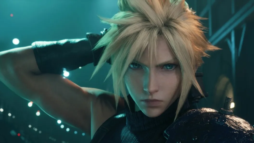 Final Fantasy VII and XIV collage showcasing iconic characters
