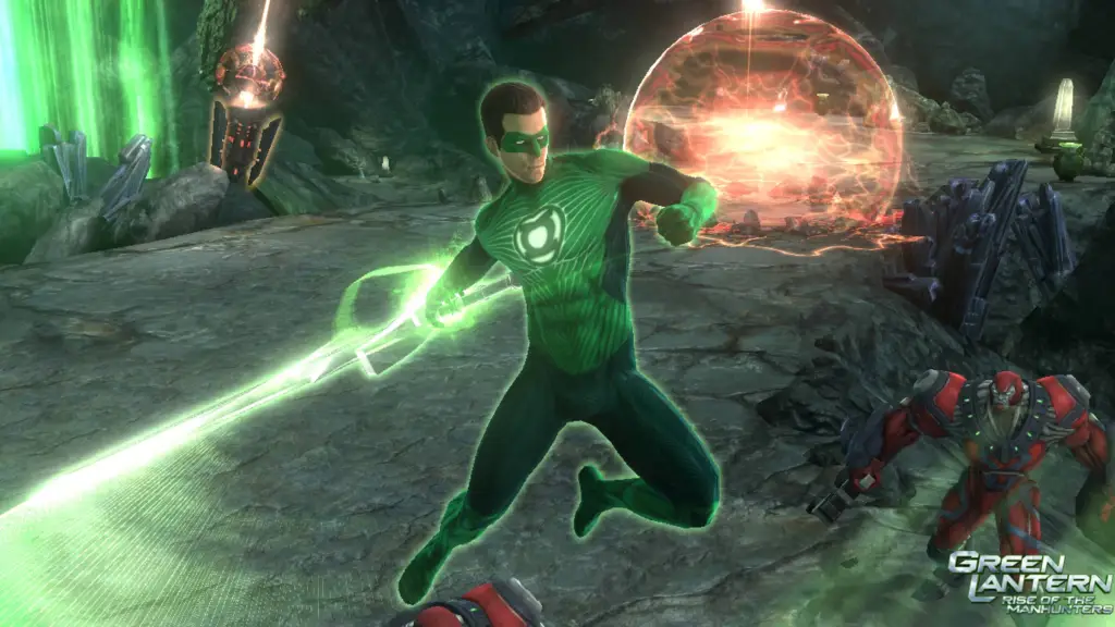 Green Lantern Rise of the Manhunters combat