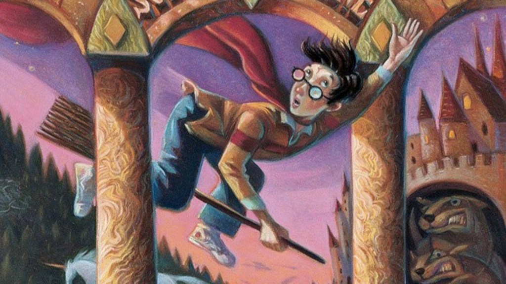 The cover of Harry Potter and the Sorcerer's Stone