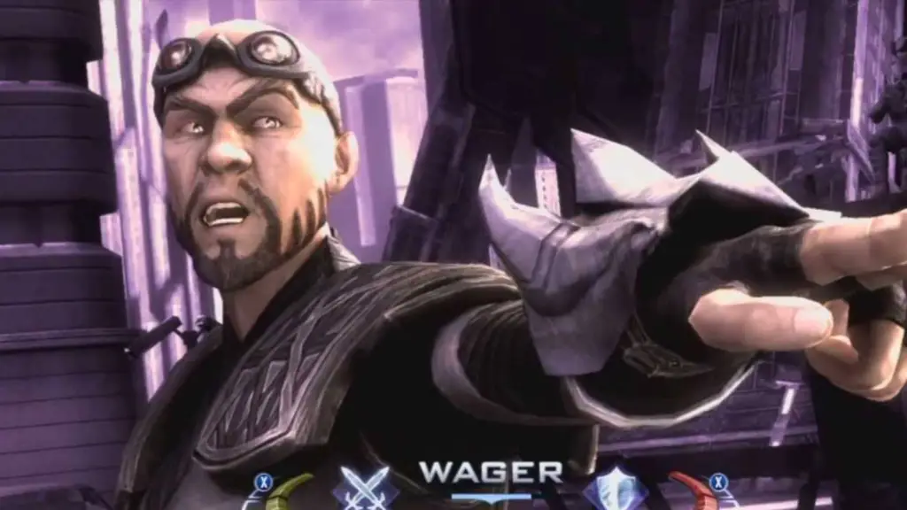 Injustice Gods Among Us General Zod wager screen