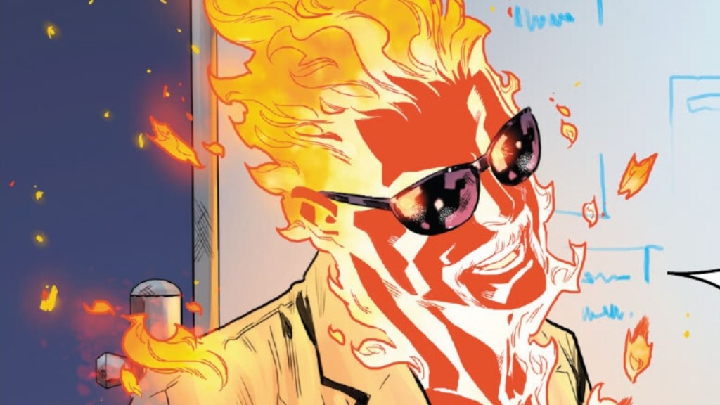 Human Torch on fire
