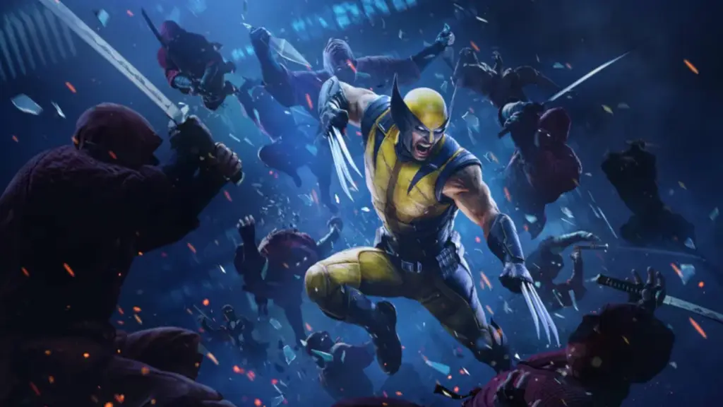 Marvel's Wolverine Logan fighting The Hand ninjas
