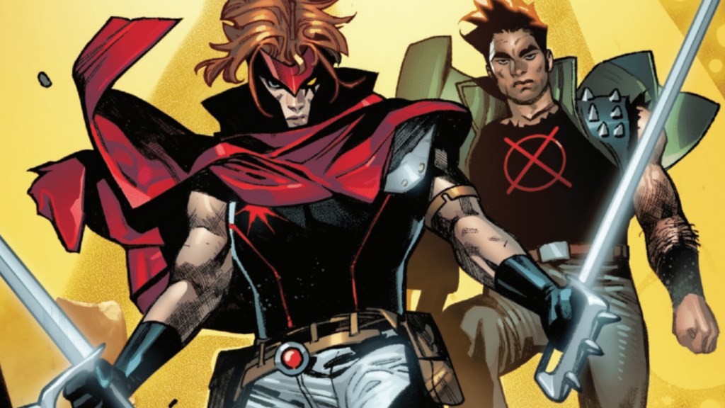 Rictor and Shatterstar standing side by side