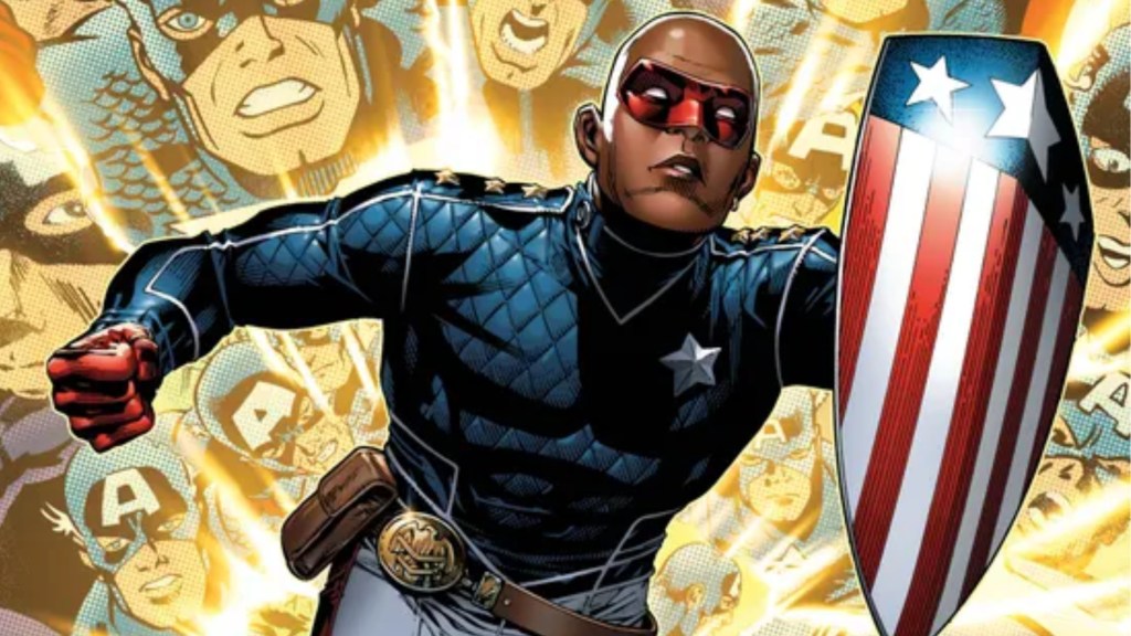 Patriot driving forward with Captain America's original shield