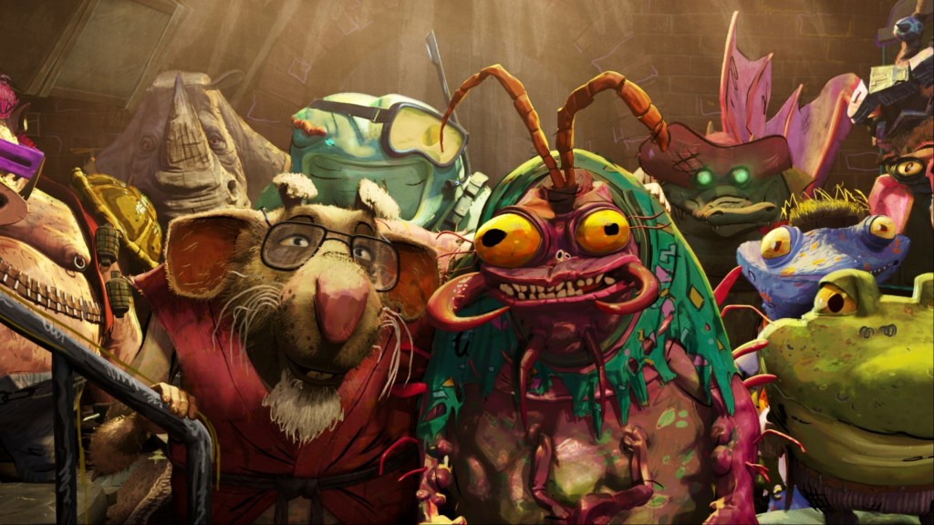 Villains together in Teenage Mutant Ninja Turtles Mutant Mayhem