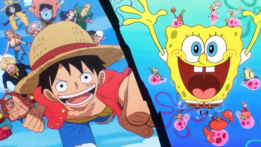 One Piece e Bob Esponja ganham vídeo oficial de crossover animado