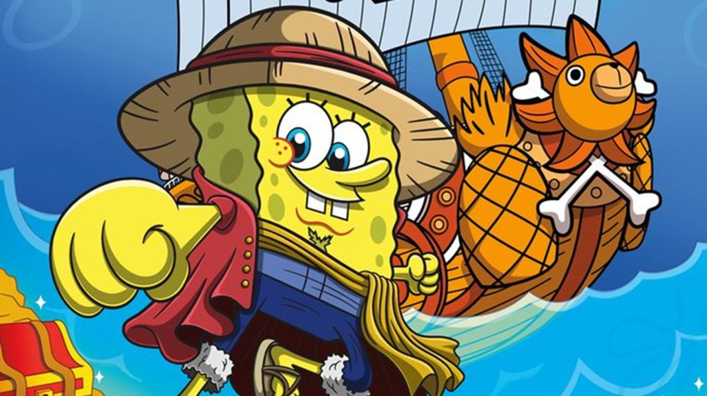 One Piece x SpongeBob SquarePants Crossover Confirms American Arrival
