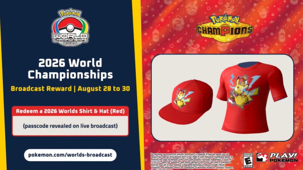 Pokemon Champions Freebie Worlds 2026