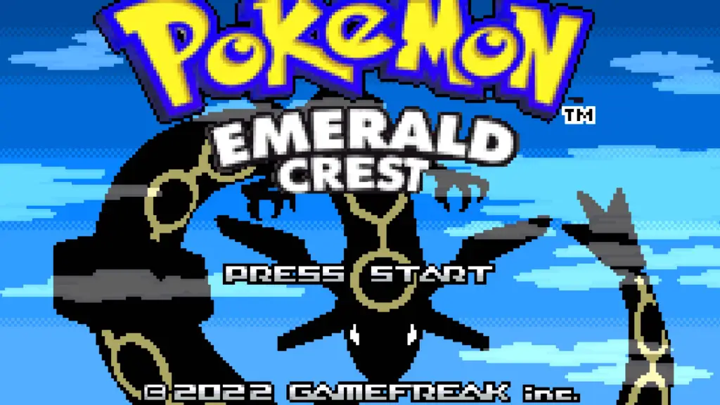 Pokemon Emerald Crest ROM hack cover image