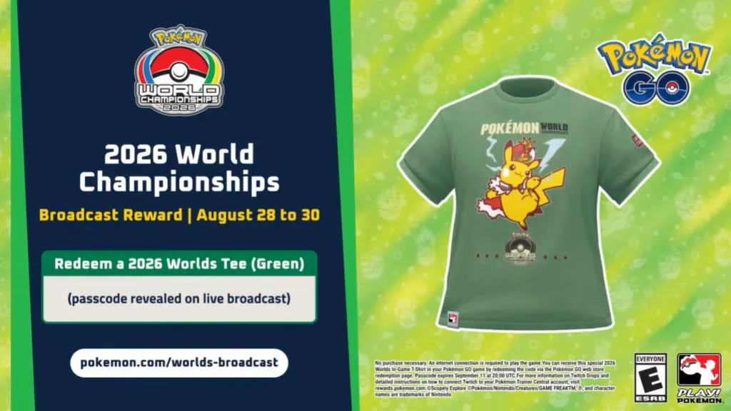 Pokemon Go Worlds T-Shirt