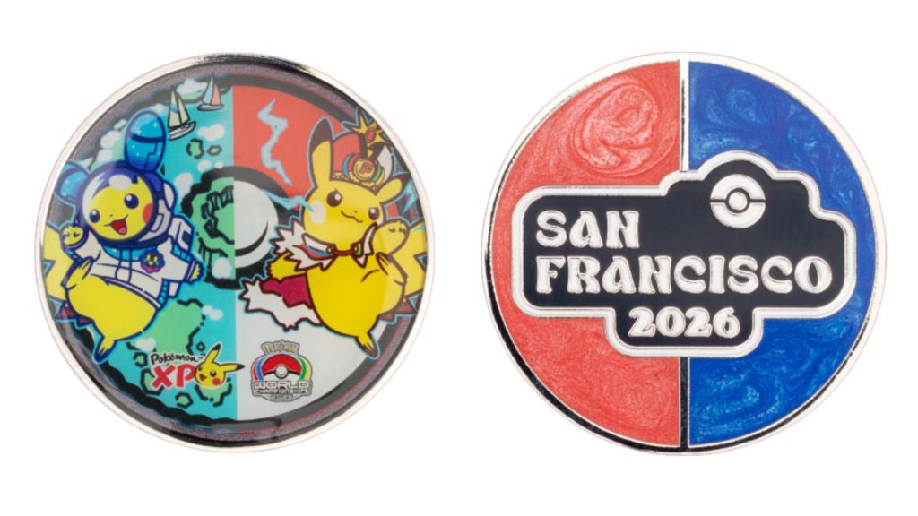 Pokemon XP Pokemon Worlds Pokemon Center Exclusive Coin