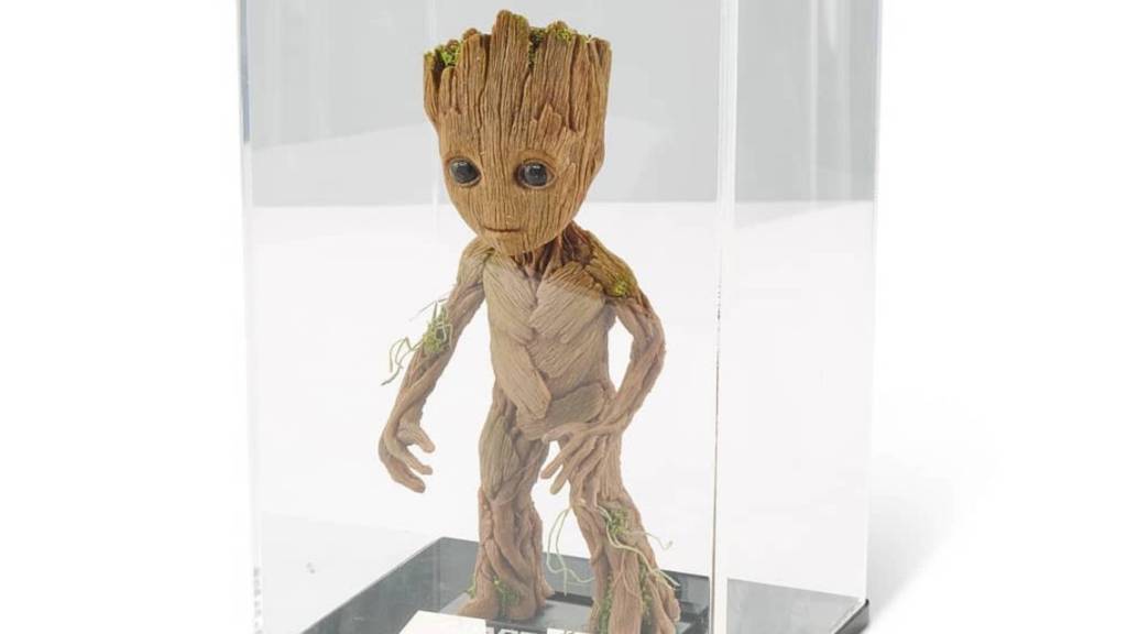 Screen-used Baby Groot model from Guardians of the Galaxy Vol. 2.