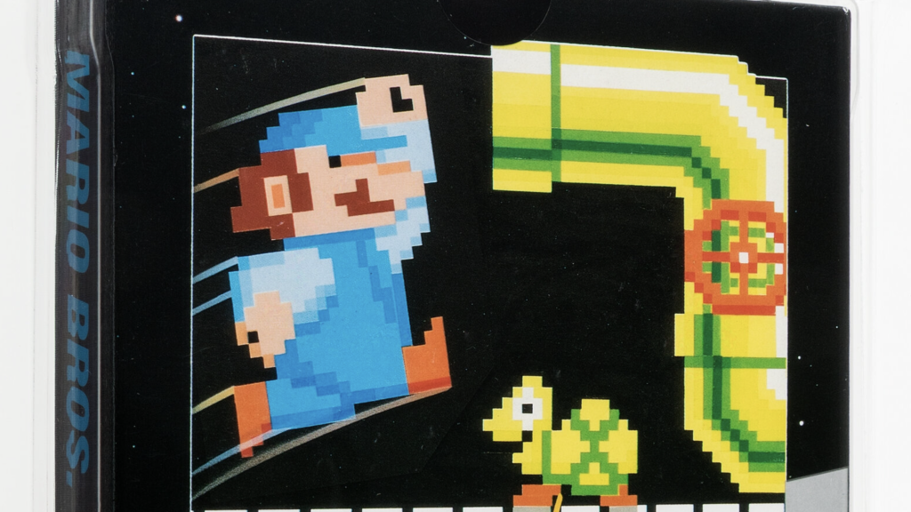The Only Known Sealed First Production Original Mario Bros. Game Just Sold For a Massive Amount at Auction
