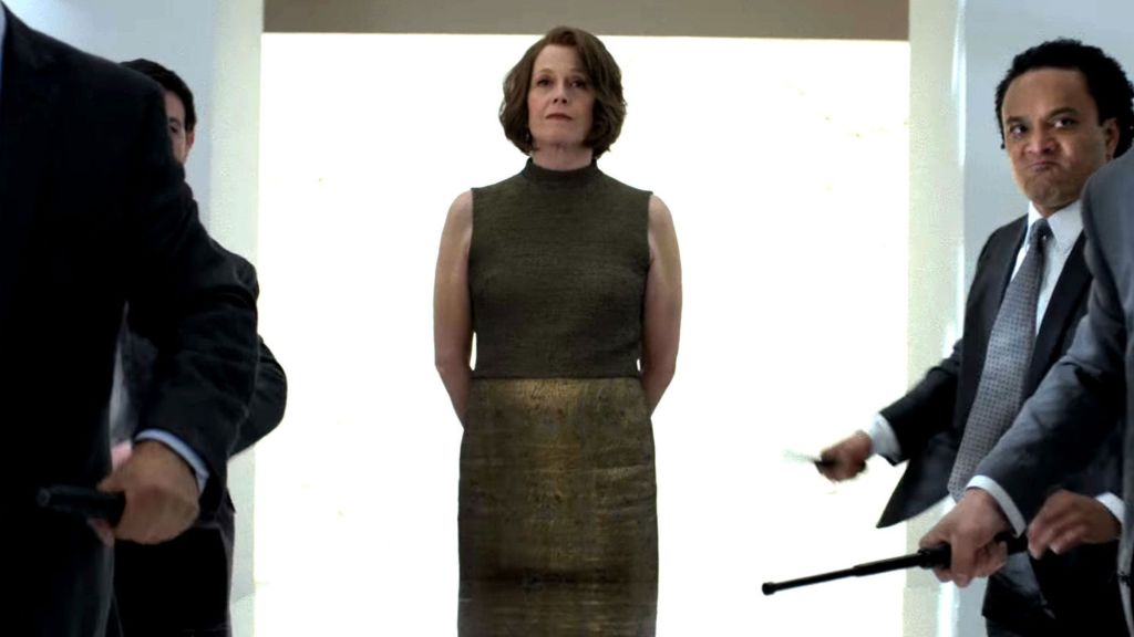 Sigourney Weaver as Alexandra in The Defenders