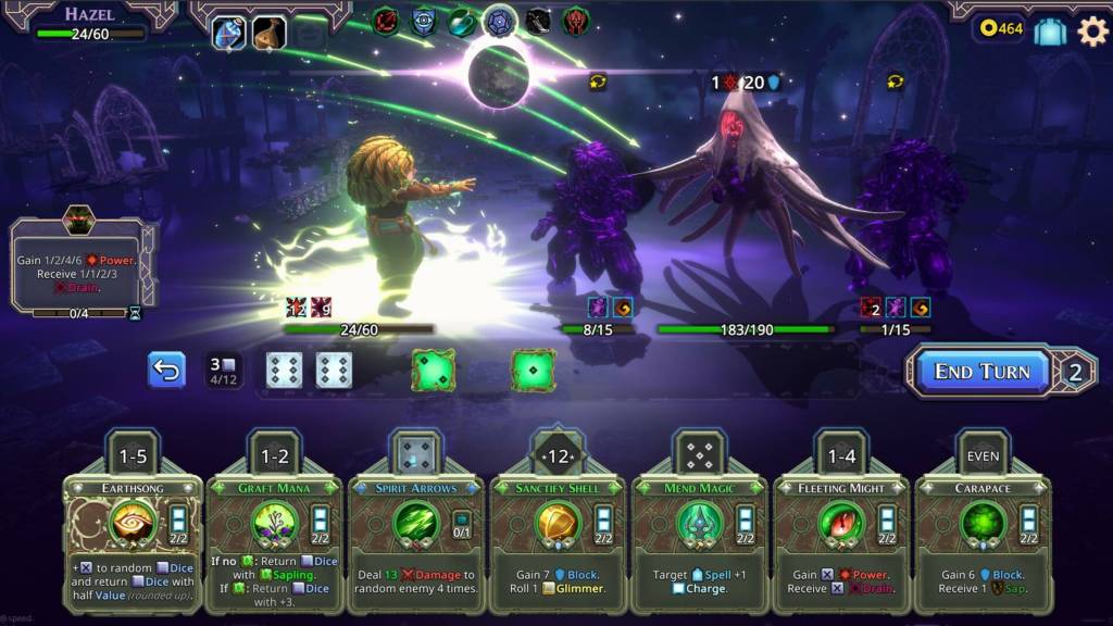 SpellRogue combat situation