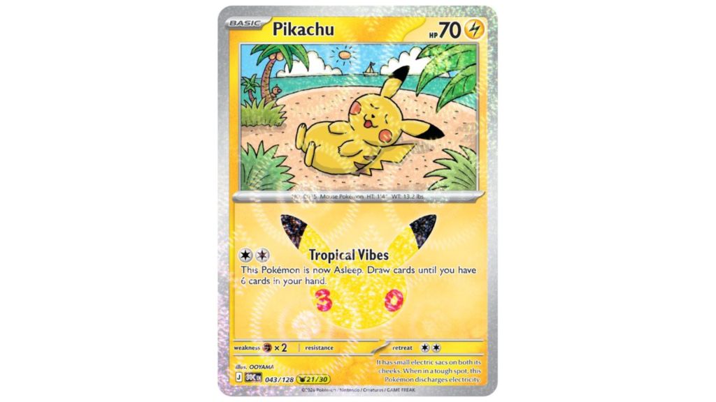 Tropical Vibes Pikachu Promo