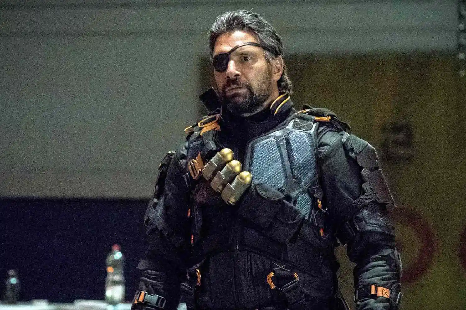 Manu Bennett as Deathstroke in Arrow.