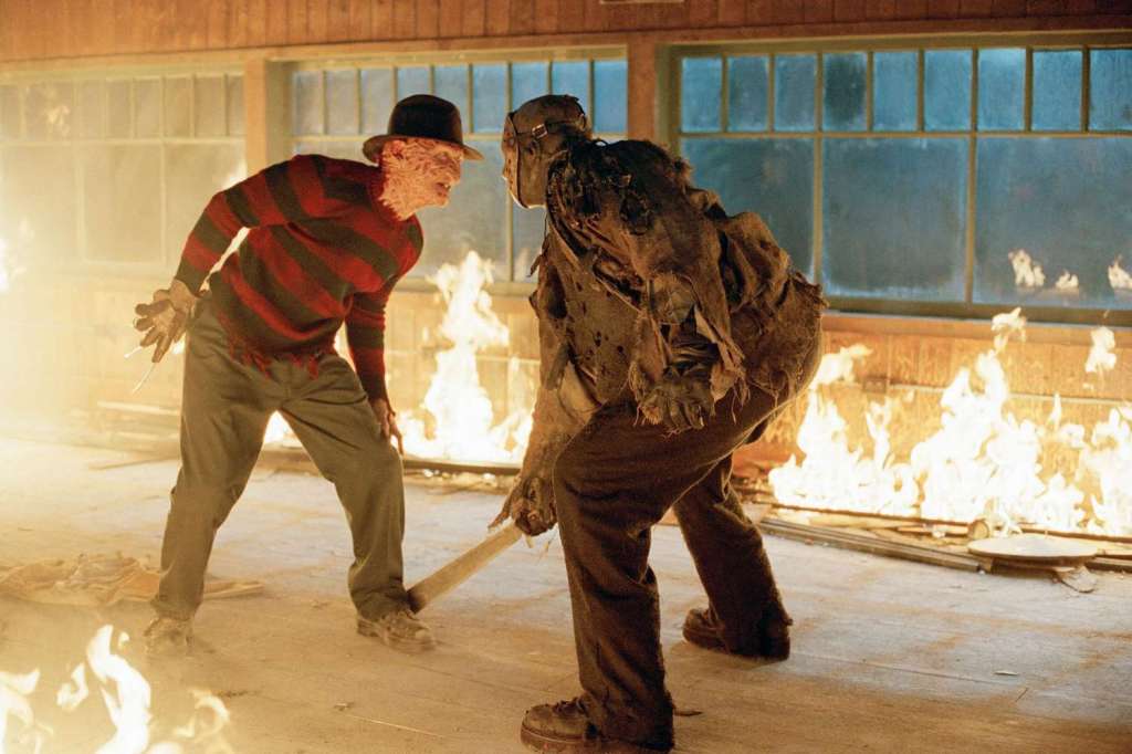 Freddy faces off with Jason.