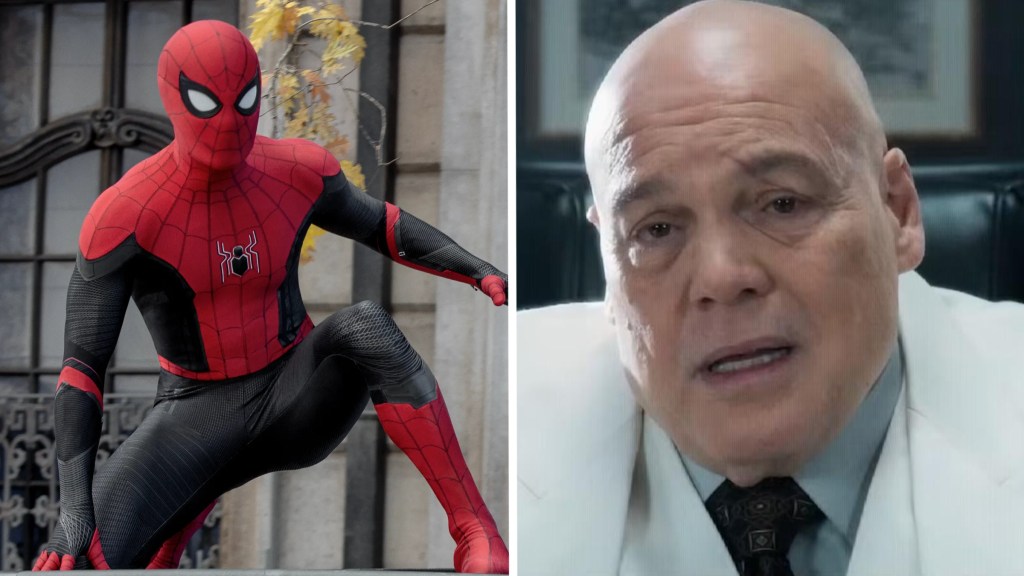 Tom Holland's Spider-Man and Vincent D'Onofrio's Kingpin in the MCU