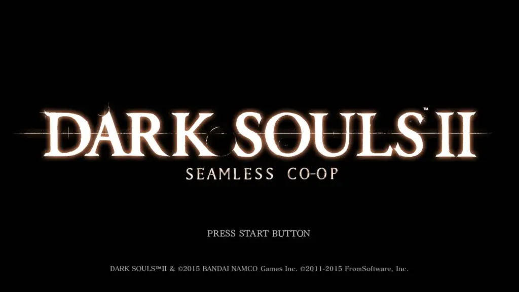 Dark Souls 2 Seamless Co-Op mod title screen
