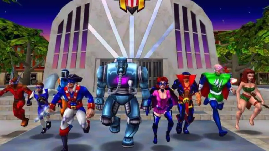 Freedom Force hero characters united