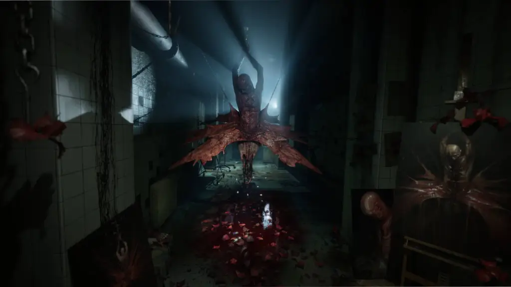 Hellraiser Revival torn up bodies in hallway