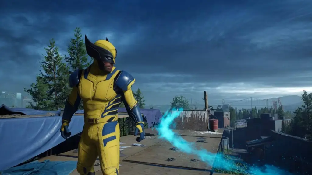 Marvel's Wolverine Logan using scent to track mission