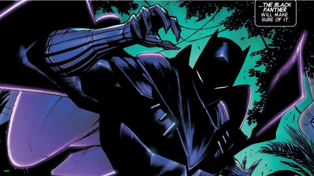 Black Panther dropping into action