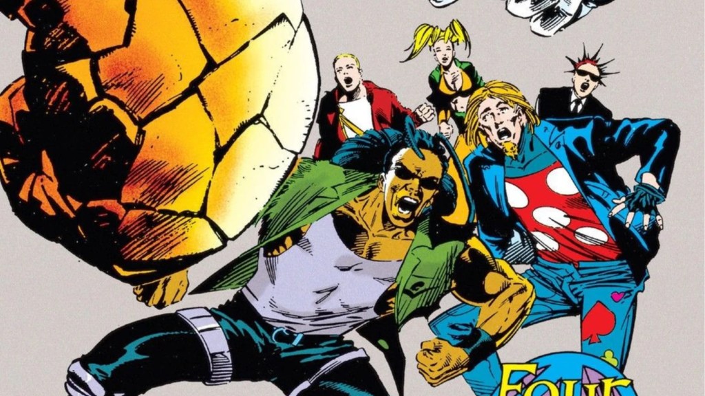 The Skrull Kill Krew about to confront the Thing