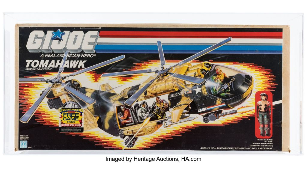 G.I. Joe Tomahawk Helicopter in its original packaging.