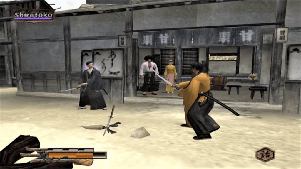 Way of the Samurai 2002 combat gameplay