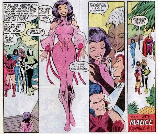 Betsy Braddock joining the X-Men in Uncanny X-Men