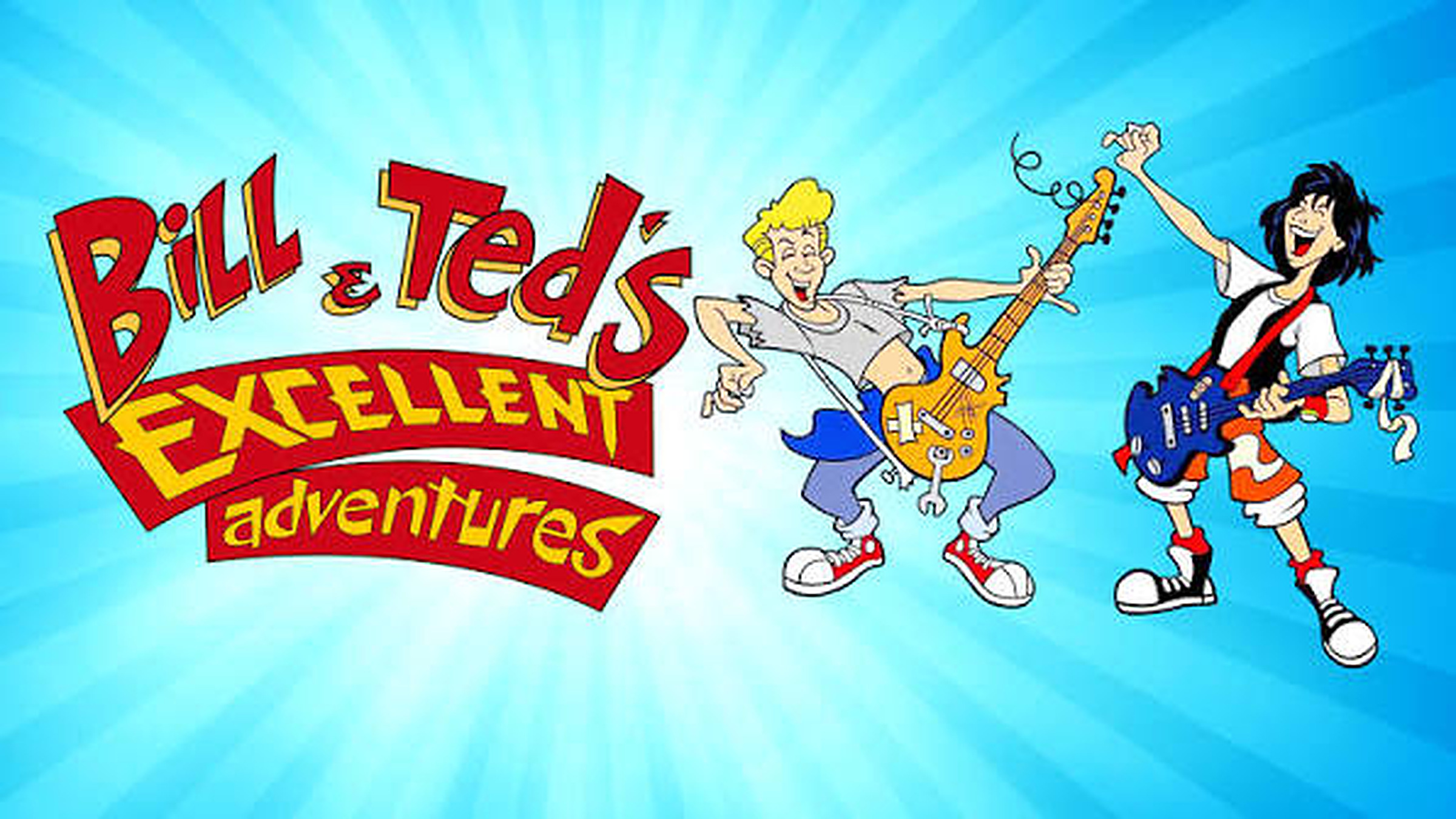 Title card for the Bill and Ted animated series that premiered in 1990