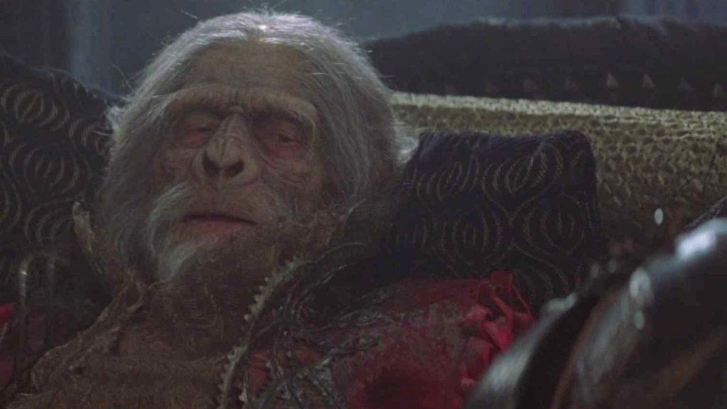 Charlton Heston in Planet of the Apes (2001)