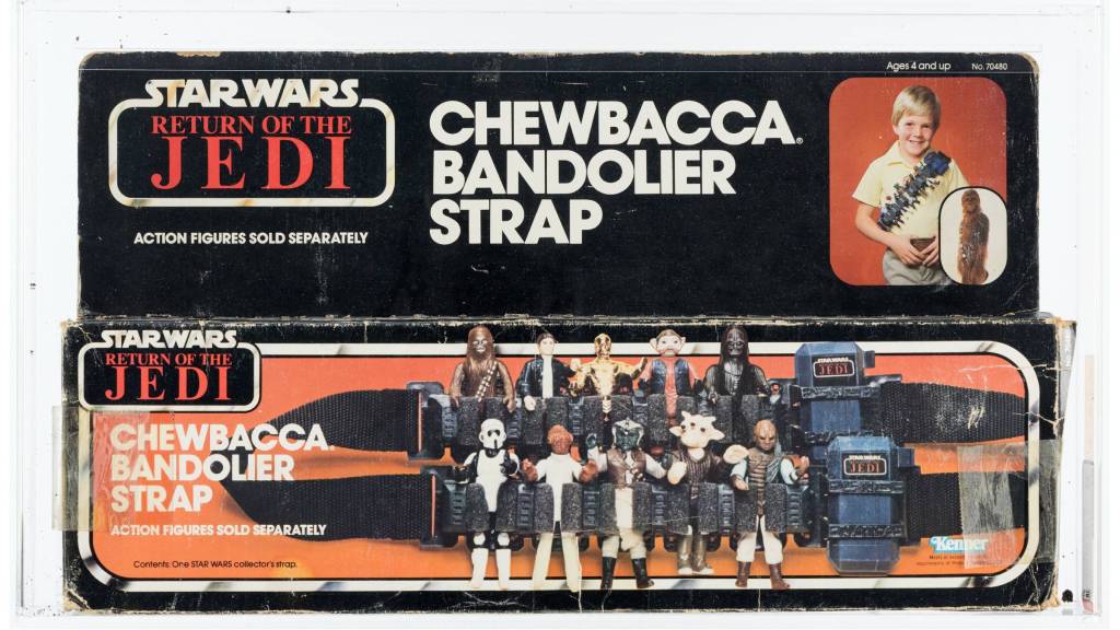 Star Wars Return of the Jedi Chewbacca Bandolier Strap in its original packaging.
