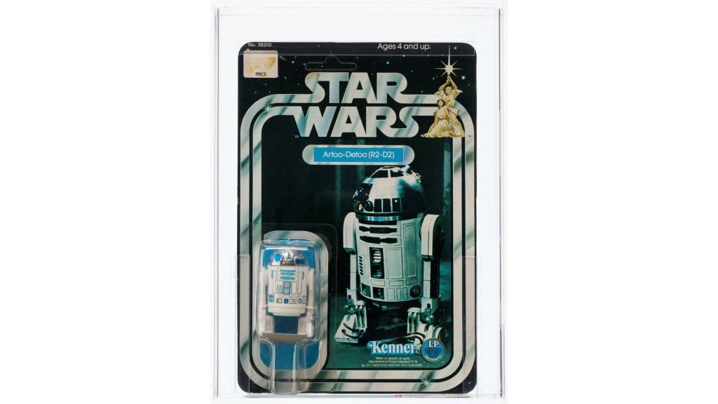 Kenner Star Wars R2-D2 Action figure in its original packaging.