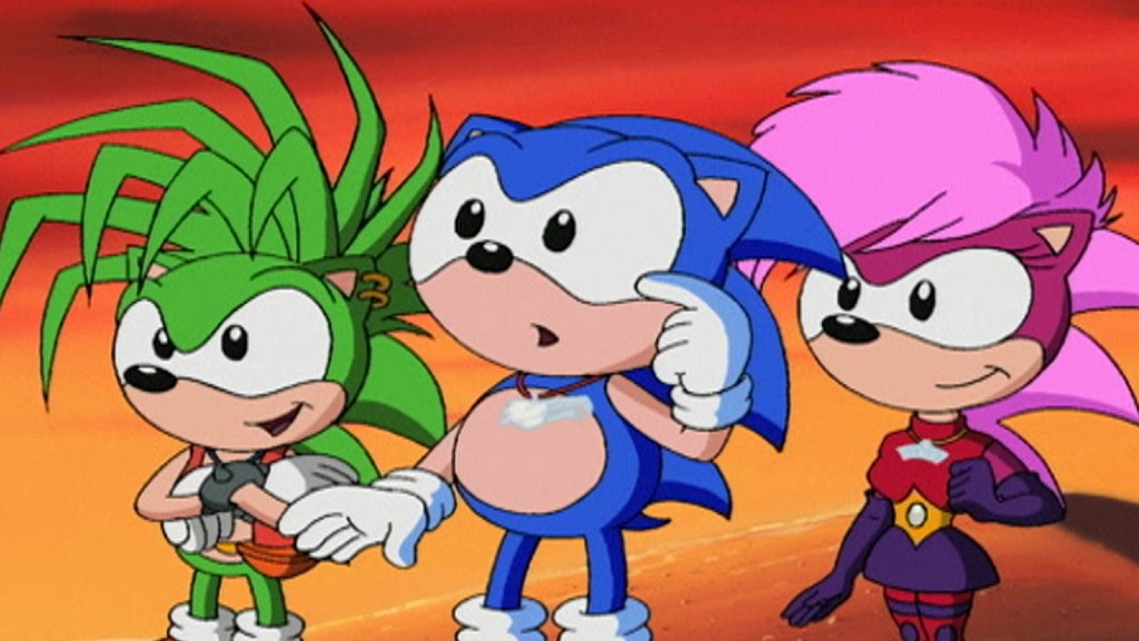 A still from the Sonic Underground TV show