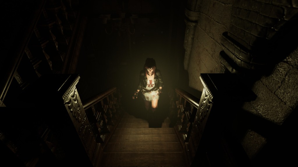 Caroline navigating a hospital in Tormented Souls