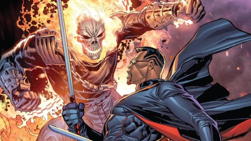 Blade and Ghost Rider in Blood Hunt