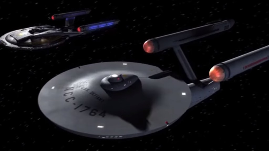 The Mirror NX-01 Enterprise and the USS Defiant