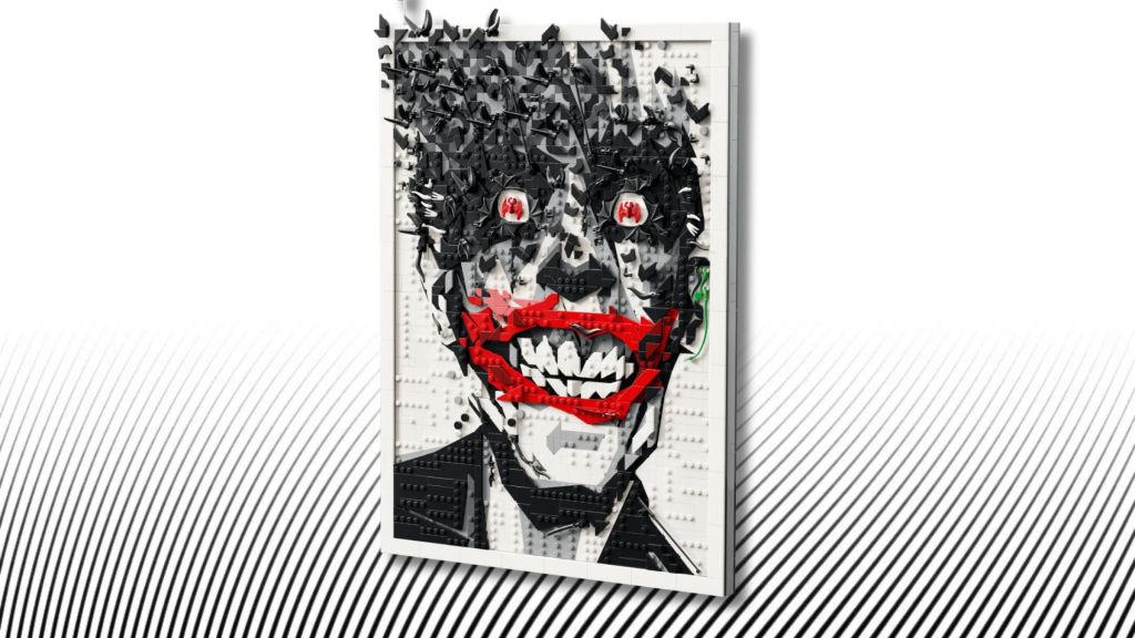 LEGO’s Stunning New Joker Wall Art Brings Iconic Comic Book Art to Life—and Adds New Details