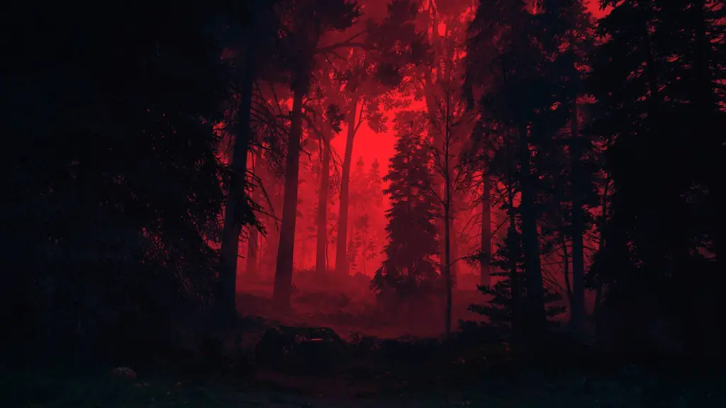 Nowhere evil red forest setting