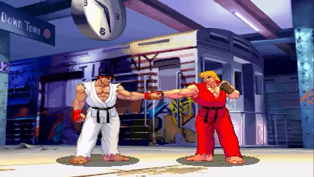 Street Fighter 3 Third Strike Ken vs Ryu match intro