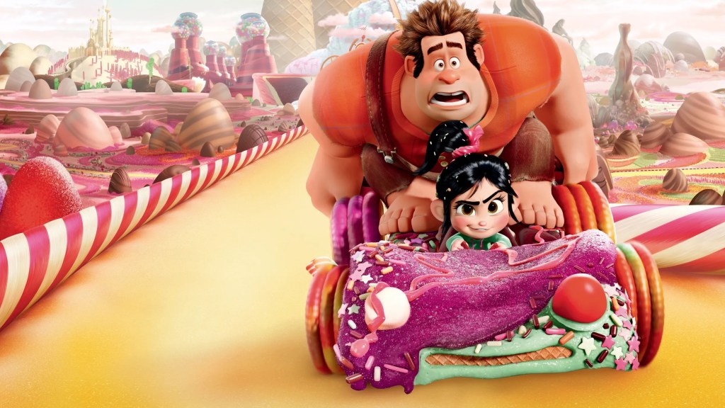 Ralph and Vanellope in Wreck-It-Ralph