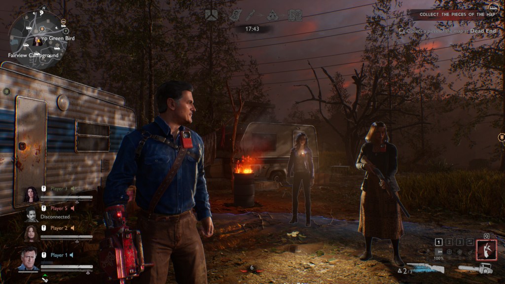 Survivor players in Evil Dead: The Game