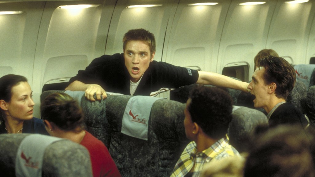 Alex in the plane in Final Destination (2000)